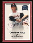 2000 Fleer Greats of the Game Bsbl. #93 Orlando Cepeda, Giants Autographed