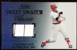 2003 Flair Greats Bsbl. “Sweet Swatch Classic”- Carlton Fisk, Red Sox