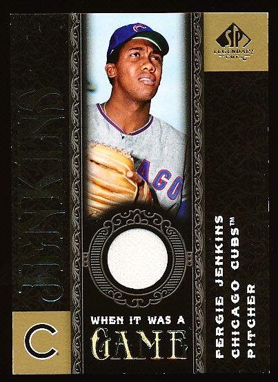 2007 SP Legendary Cuts Bsbl. “When it was a Game Jersey” #FJ Fergie Jenkins, Cubs