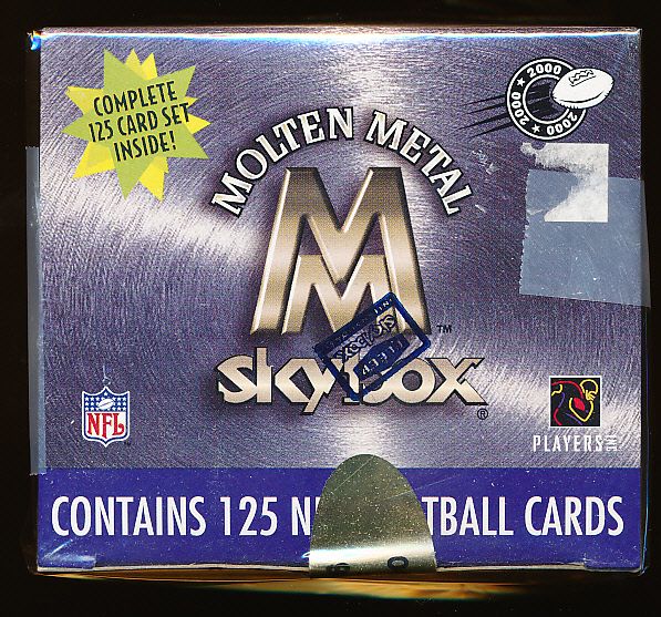 2000 SkyBox Molten Metal Ftbl.- 1 Factory Set of 125 Cards