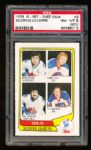 1976-77 O-Pee-Chee WHA Hockey #3 Scoring Leaders (Tardif, B. Hull, Cloutier, U. Nilsson)- PSA Graded NrMt-Mt 8(MC)