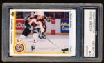 1990-91 Upper Deck Hockey #476 Wayne Gretzky AS- Finest Grading Service Gem Mint 10.