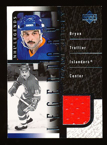 2000-01 Upper  Deck Legends Hockey “Legendary Game Jerseys” #BT Brian Trottier, Islanders