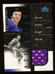 2000-01 Upper  Deck Legends Hockey “Legendary Game Jerseys” #MD Marcel Dionne SP, Kings