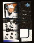 2000-01 Upper  Deck Legends Hockey “Legendary Game Jerseys” #WG Wayne Gretzky, Kings
