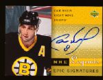 2001-02 Upper Deck Legends Hockey “Epic Signatures” #CN Cam Neely, Bruins