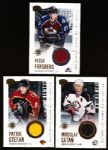 2002-03 Pacific Calder Hockey “Jerseys”- 3 Diff. Cards