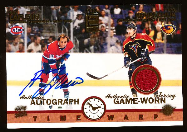 2003-04 Pacific Exhibit Hockey #219 Guy LaFleur AU/ Ilya Kovalchuk JSY- #473/565