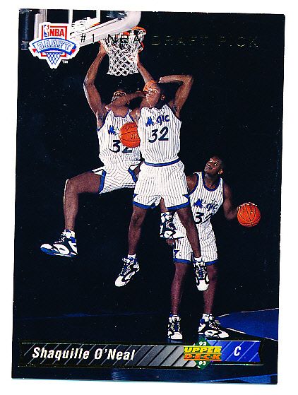 1992-93 Upper Deck Bskbl. #1 Shaquille O’Neal RC