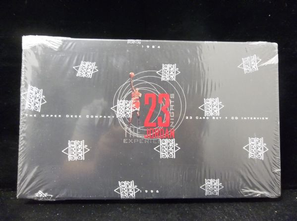 1996 Upper Deck Bskbl. “23 Nights The Jordan Experience”- 1 Complete Factory Set of 23 Cards + CD Interview