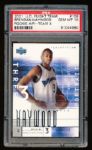2001-02 UD Flight Team Bskbl. #106 Brendan Haywood Rookie Air- PSA Graded Gem Mint 10.