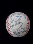1992 Chicago White Sox Autographed Official AL Bobby Brown Bsbl.- 26 Signatures inc. Fisk, F. Thomas