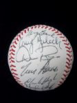 1992 Chicago White Sox Autographed Official AL Bobby Brown Bsbl.- 26 Signatures inc. Fisk, F. Thomas