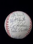 1992 Chicago White Sox Autographed Official AL Bobby Brown Bsbl.- 26 Signatures inc. Fisk, F. Thomas