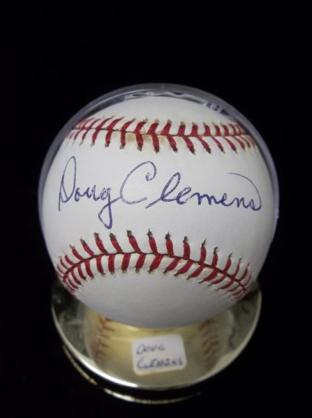 Doug Clemens Autographed Official MLB Bud Selig Baseball