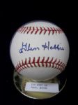 Glen Hobbie Autographed Official MLB Bud Selig Baseball