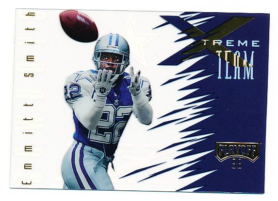 1996 Playoff Absolute Ftbl. “Xtreme Team” #2 Emmitt Smith, Cowboys