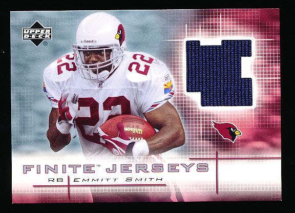 2003 Upper Deck Finite Ftbl. “Finite Jerseys” #ES Emmitt Smith, Cardinals