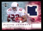 2003 Upper Deck Finite Ftbl. “Finite Jerseys” #ES Emmitt Smith, Cardinals