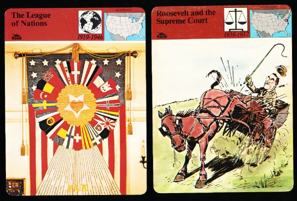 1979/80 Panarizon Publishing “Story of America” Cards- 100 Asst. Government Cards