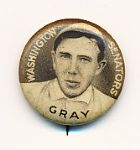 1910-12 P2 Sweet Caporal BB Pin- Gray, Washington