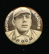 1910-12 P2 Sweet Caporal BB Pin- Groom, Washington