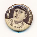 1910-12 P2 Sweet Caporal BB Pin- Hummel, Brooklyn
