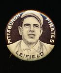 1910-12 P2 Sweet Caporal BB Pin- Leifield, Pitt. Pirates
