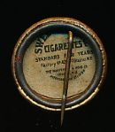1910-12 P2 Sweet Caporal BB Pin- Christy Mathewson, Giants- Small letters version