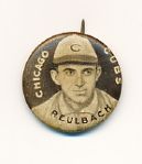 1910-12 P2 Sweet Caporal BB Pin- Reulbach, Cubs