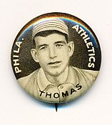 1910-12 P2 Sweet Caporal BB Pin- Thomas, Phila. A’s