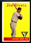 1958 Topps Baseball- #11 Jim Rivera, White Sox- Yellow Team Variation