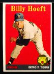 1958 Topps Baseball- #13 Billy Hoeft, Tigers- Yellow Letter Variation