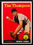 1958 Topps Baseball- #57 Tim Thompson, Tigers- Yellow Letter Variation