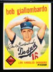 1959 Topps Baseball- #321 Bob Giallombardo, Dodgers- No Option Variation