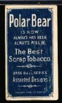 1909-11 T206 Bb- Stahl, Boston Amer- Glove Shows- Polar Bear back.