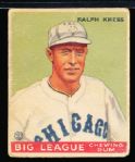 1933 Goudey Baseball- #33 Ralph Kress, White Sox