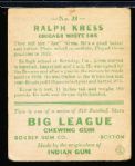 1933 Goudey Baseball- #33 Ralph Kress, White Sox