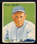 1933 Goudey Baseball- #125 Bill Terry, Giants