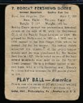 1939 Playball Bb- #7 Bobby Doerr, Red Sox- Hall of Famer.