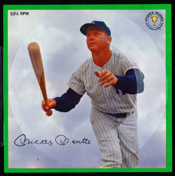1964 Auravision Bsbl.- Mickey Mantle, Yankees