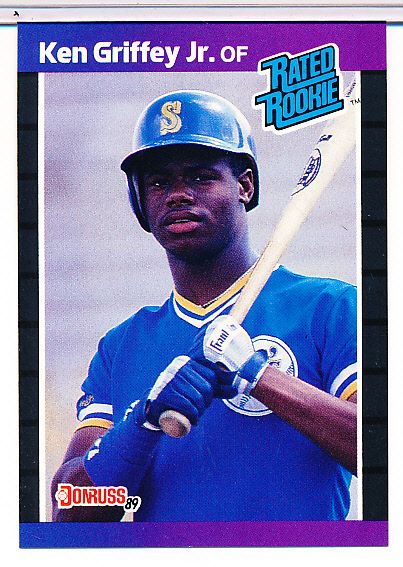 1989 Donruss Bsbl. #33 Ken Griffey, Jr. RC- 5 Cards