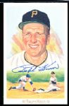 1989 Perez-Steele Celebration Bsbl. Postcard- #24 Ralph Kiner, Pirates- Autographed
