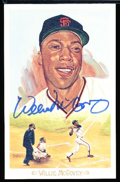 1989 Perez-Steele Celebration Bsbl. Postcard- #31 Willie McCovey- Autographed
