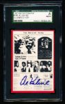 1981 Detroit News Bsbl. #100 Al Kaline, Tigers- Autographed- SGC Certified/ Slabbed Authentic