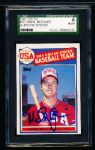 1985 Topps Bsbl. #401 Mark McGwire RC- Autographed- SGC Certified/ Slabbed Authentic