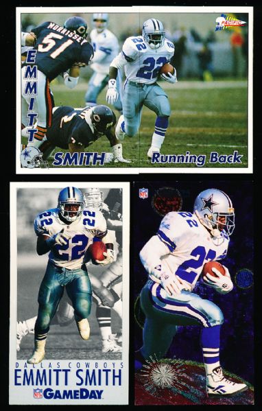 1992-94 Emmitt Smith Clean-Up Oversized Card Lot- 14 Diff. Cards