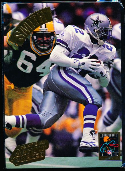 1994 Action Packed Mammoth Ftbl.- Emmitt Smith, Cowboys- 2 Diff. Cards