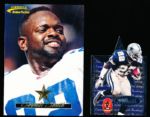 1994-97 Emmitt Smith Clean-Up Oversized Card Lot- 7 Asst., 6 Diff. Cards