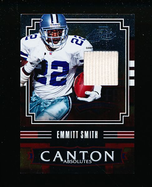 2008 Absolute Memorabilia Ftbl. “Canton Absolutes Prime” #1 Emmitt Smith, Cowboys- #15/25!